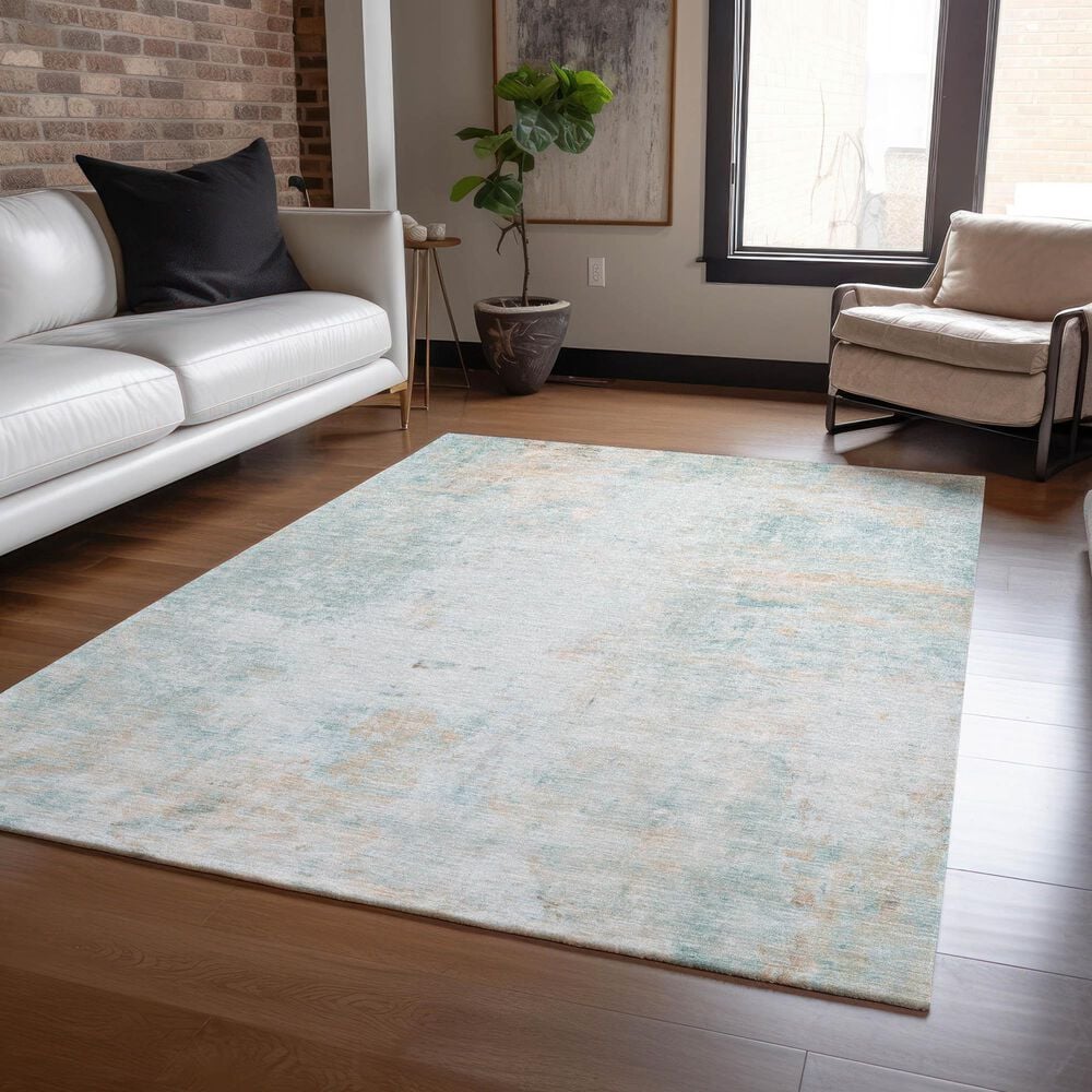 Dalyn Rug Company Ravenna RN1 9&#39; x 12&#39; Seafoam Area Rug, , large