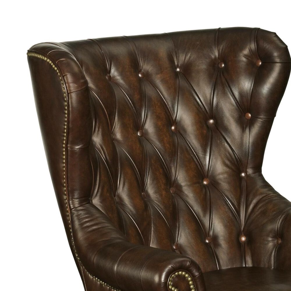 Hooker Furniture Sedona Grand Piano Executive Swivel Tilt Chair in Brown, , large
