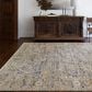 Surya Ren Taupe, Charcoal, Gray, Dark Brown and Medium Brown 5"3" x 7"10" Area Rug, , large