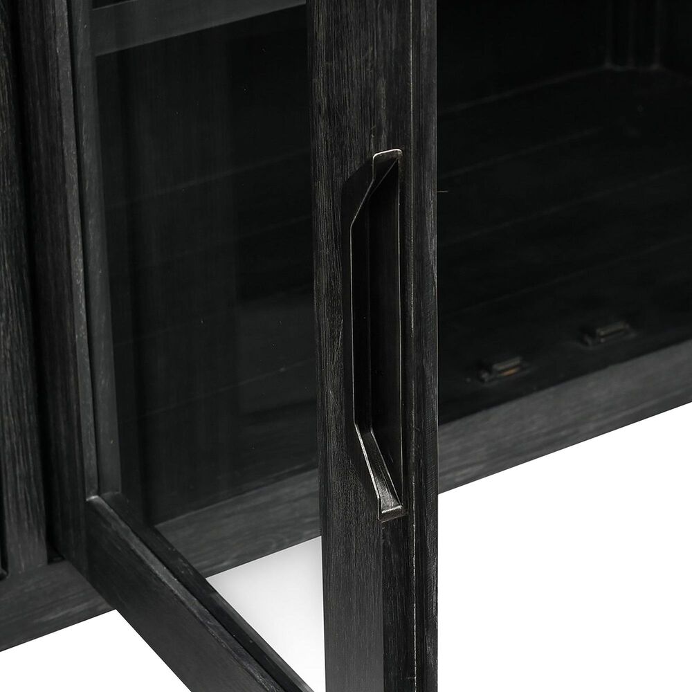 Classic Home Macarthur 4-Door Cabinet in Antique Black, , large