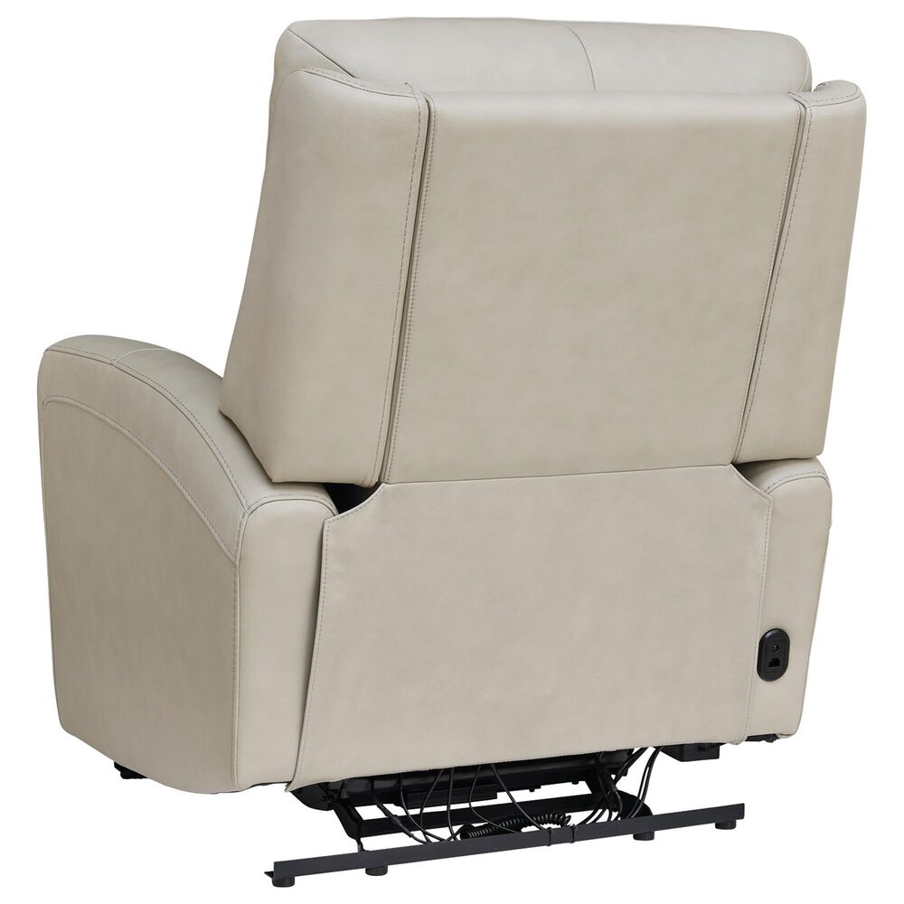Kelsey Nosal Pincara Power Auto Glide Recliner with Adjustable Headrest in Bone, , large
