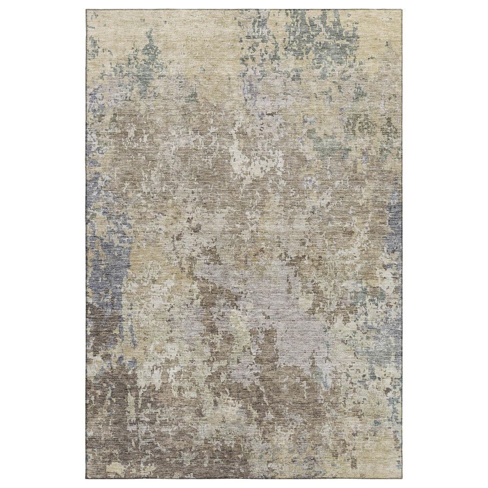37B Bresca 10" x 14" Beige Indoor/Outdoor Area Rug, , large