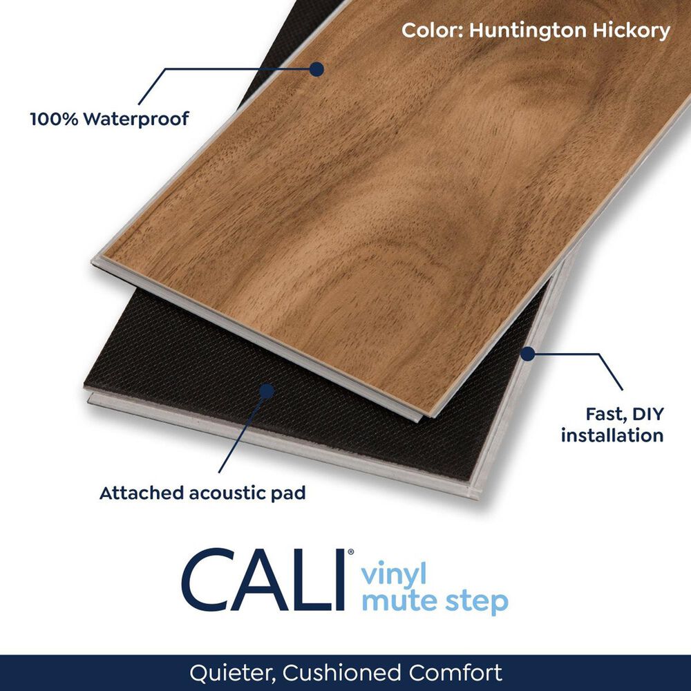 CALI Windansea Huntington Hickory 7&quot; x 48&quot; Luxury Vinyl Plank, , large