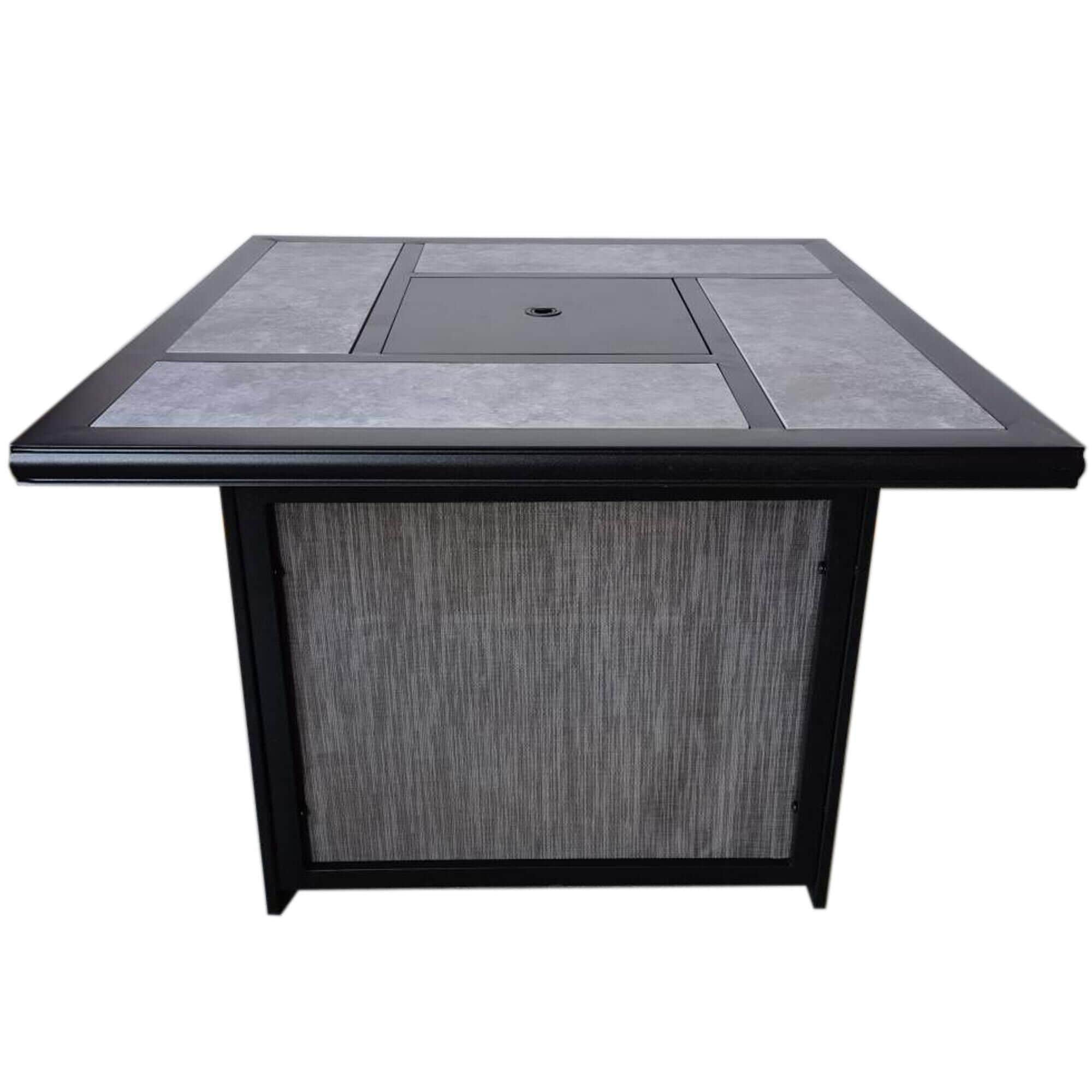 GatherCraft Franklin 5-Piece Firepit Chat Set in Gray