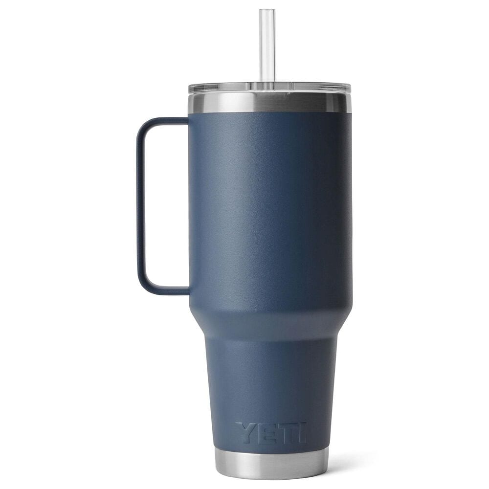 YETI Rambler 42 Oz Straw Mug with Straw Lid in Navy, , large