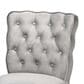 Baxton Studio Daphne Bar Stool with Dark Grey Velvet Cushion in Dark Brown (Set of 2), , large