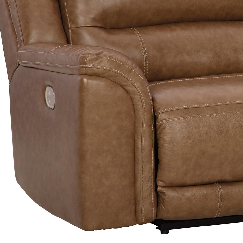 Ashley Trasimeno 2-Piece Power Reclining Living Room Set in Caramel, , large