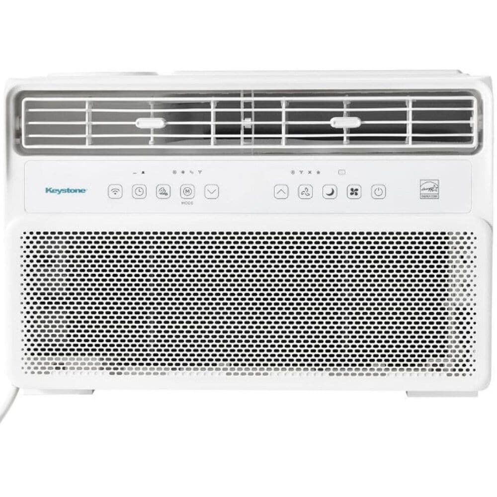 Keystone 8000 BTU Window Mounted Inverter Air Conditioner with Remote Control in White, , large