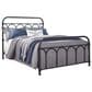 Ashley Nashburg Full Metal Slat Bed in Black, , large