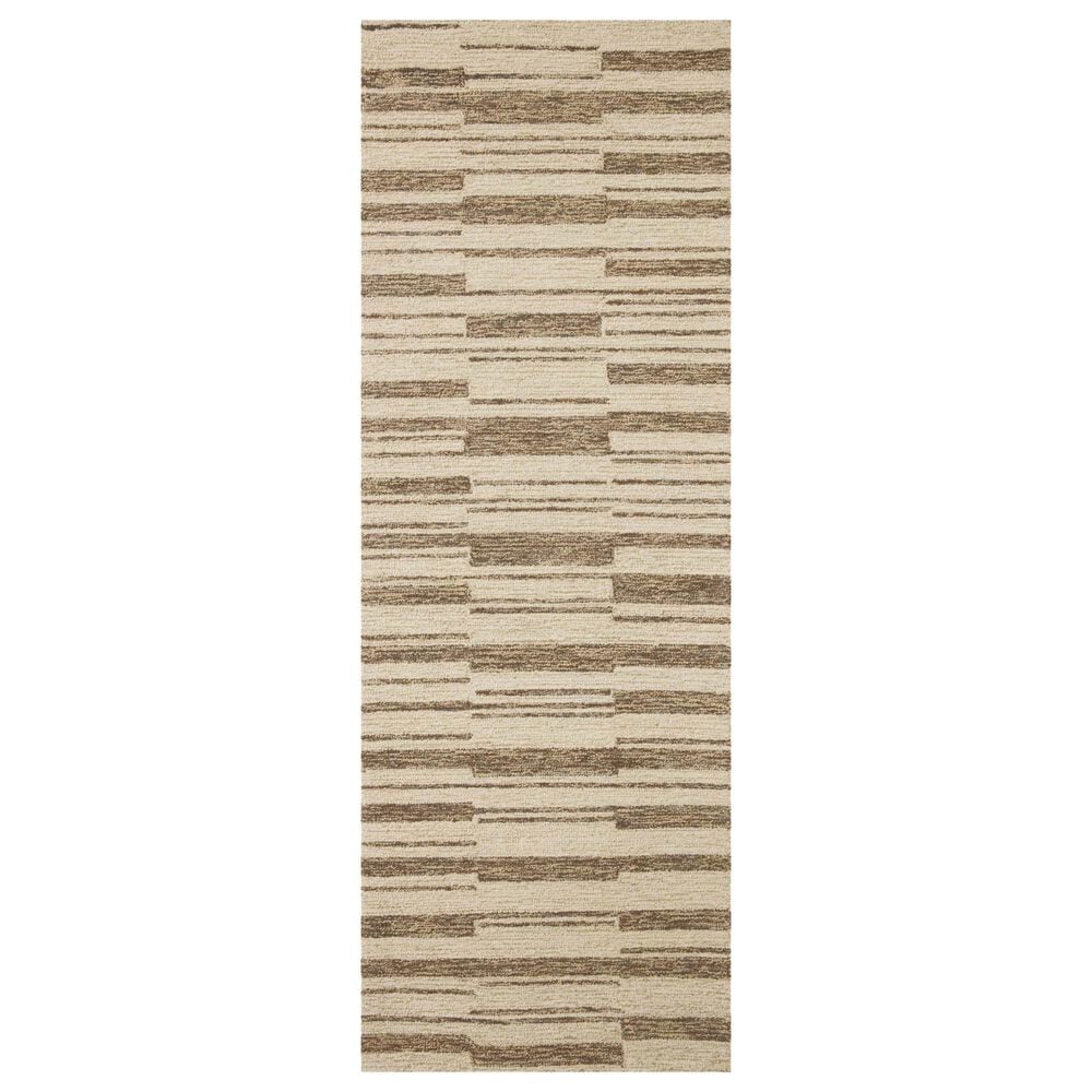Chris Loves Julia x Loloi Polly 2" x 5" Beige and Tobacco, , large