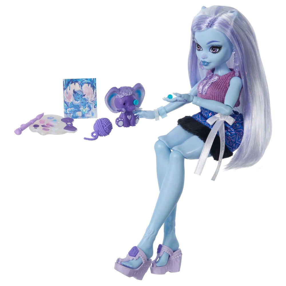 Monster High Self-Scare Secrets Abbey Bominable Fashion Doll with Accessories, , large