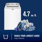 Maytag 4.7 Cu. Ft. Top Load Agitator Washer and 7.0 Cu. Ft. Top Load Electric Wrinkle Prevent Dryer in White, , large