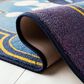 Safavieh Disney Aladdin Heart of Courage 3"3" x 5"3" Blue and Turquoise Kids Rug, , large
