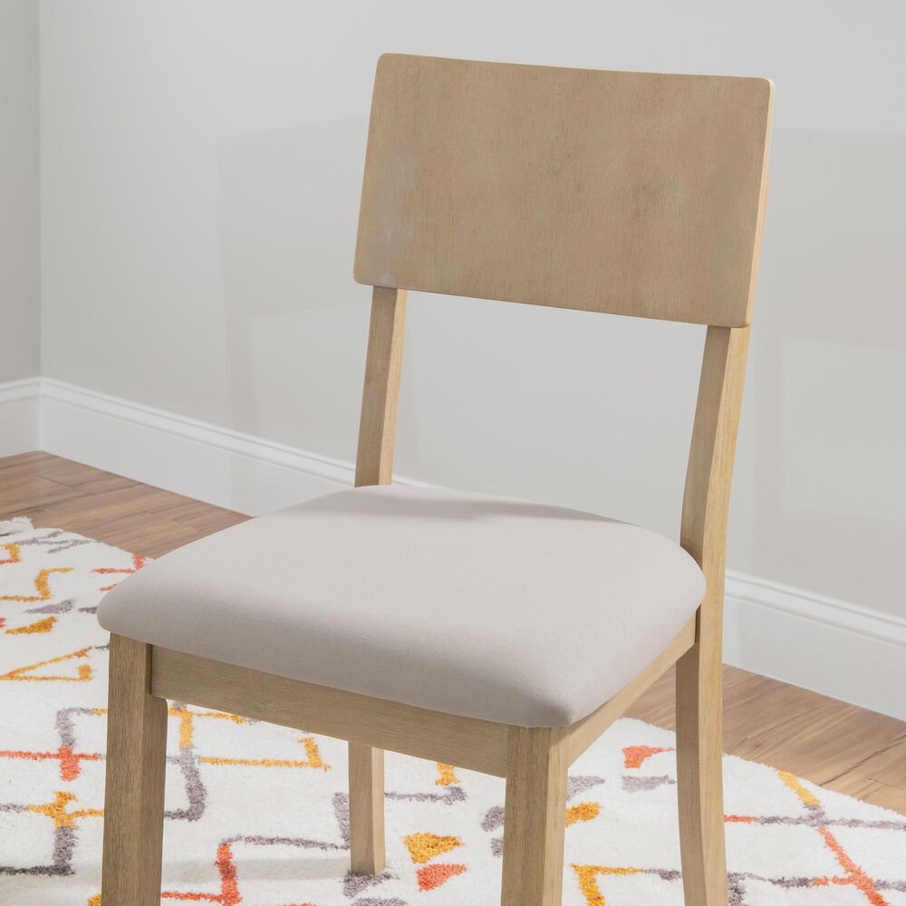 Linon Home Decor Jorissen Side Chair in Grey Wash (Set of 2), , large