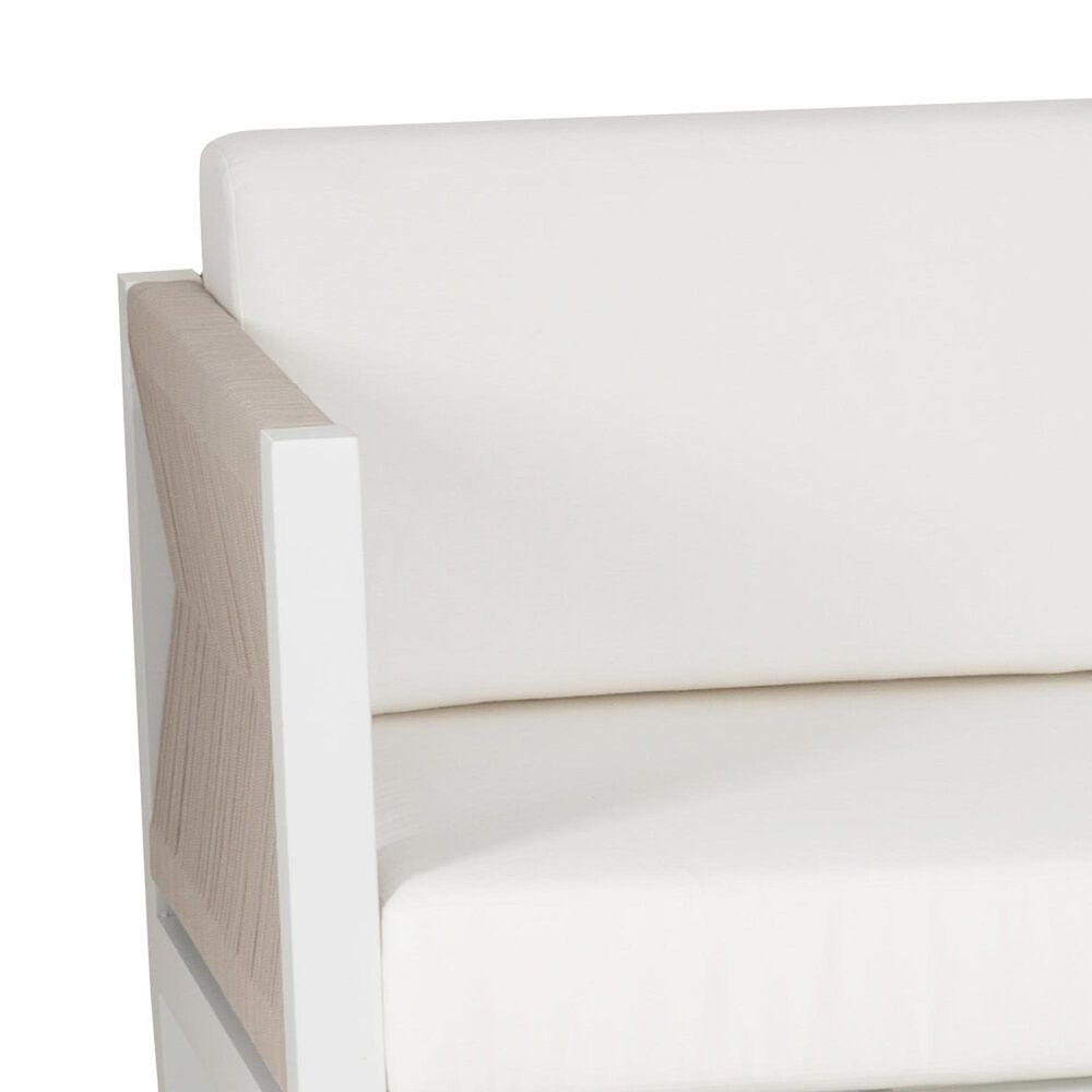 Linon Home Decor Claiborne 3-Seater Outdoor Sofa in White, , large