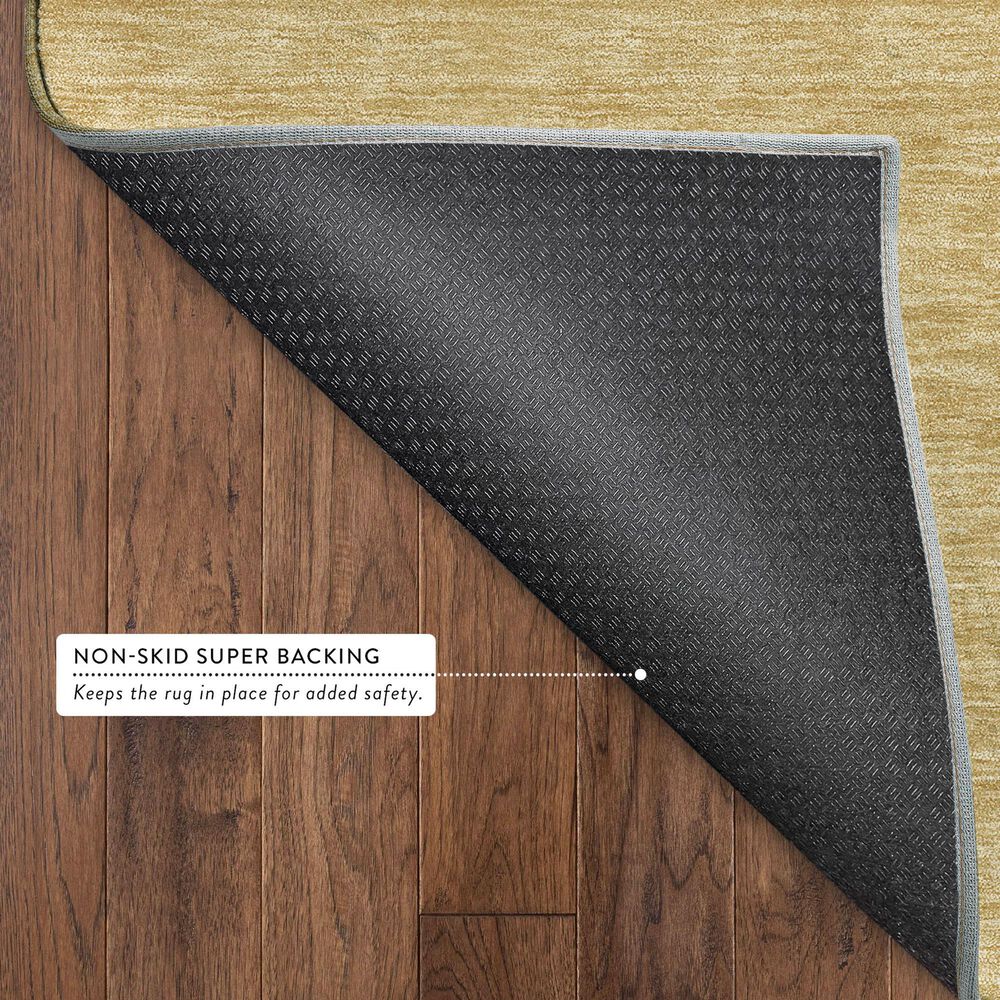 Dalyn Rug Company Soft Essentials Solid Gold 2'3" x 7'6" Runner, , large