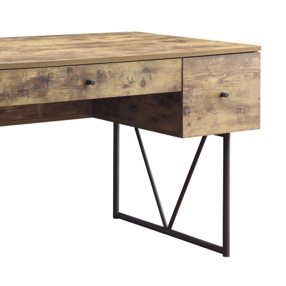 Pacific Landing Analiese Writing Desk in Antique Nutmeg and Black, , large