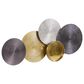 Maple and Jade 17" x 36" Coastal Abstract Wall Decor in Black, Silver and Gold, , large