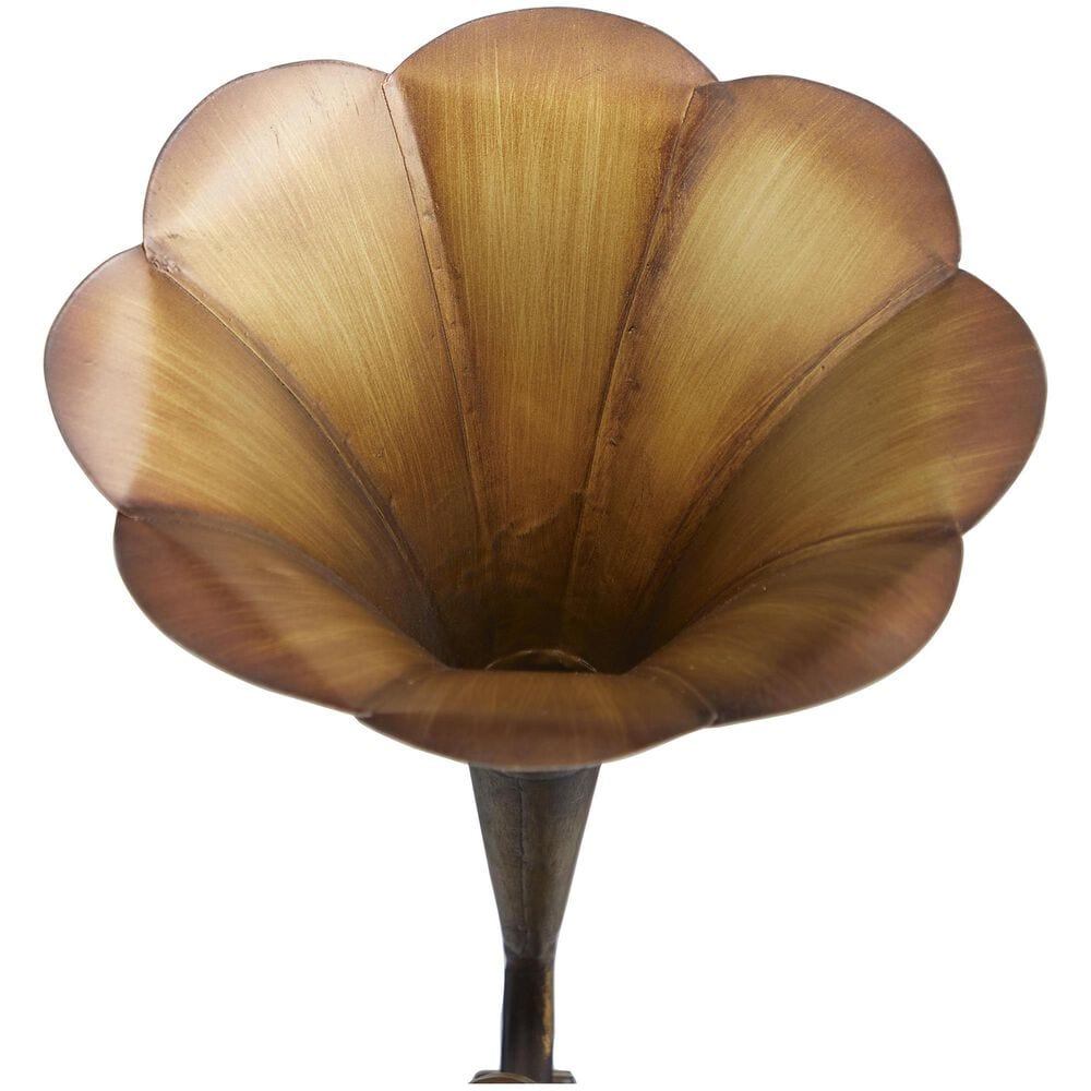 Maple and Jade 17&quot; Music Decorative Gramophone in Copper and Brown, , large