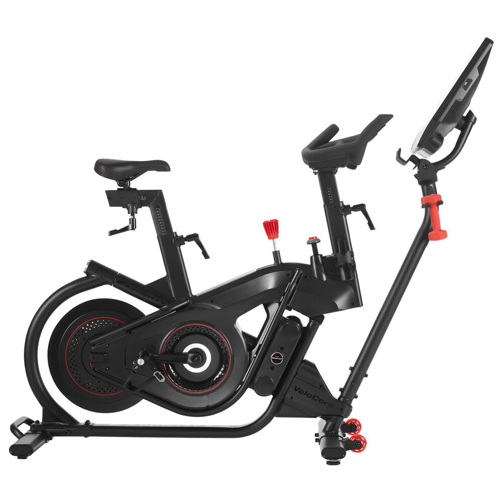 Bowflex VeloCore Bike in Black with 22&quot; Screen + Equipment Mat, , large