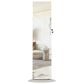 GigaCloud Swivel Jewelry Cabinet with Full Length Mirror and Locking Mechanism in White, , large