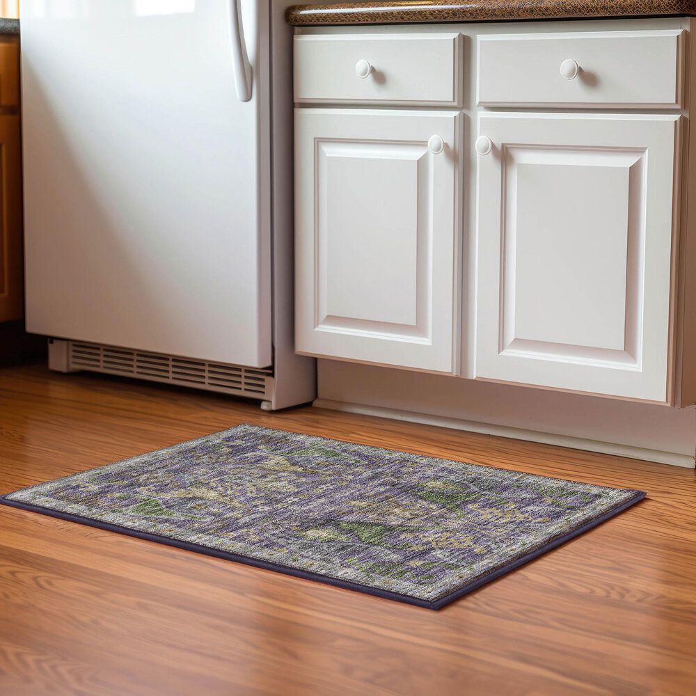 Dalyn Rug Company Hatay HY6 2&#39;6&quot; x 3&#39;10&quot; Purple Area Rug, , large