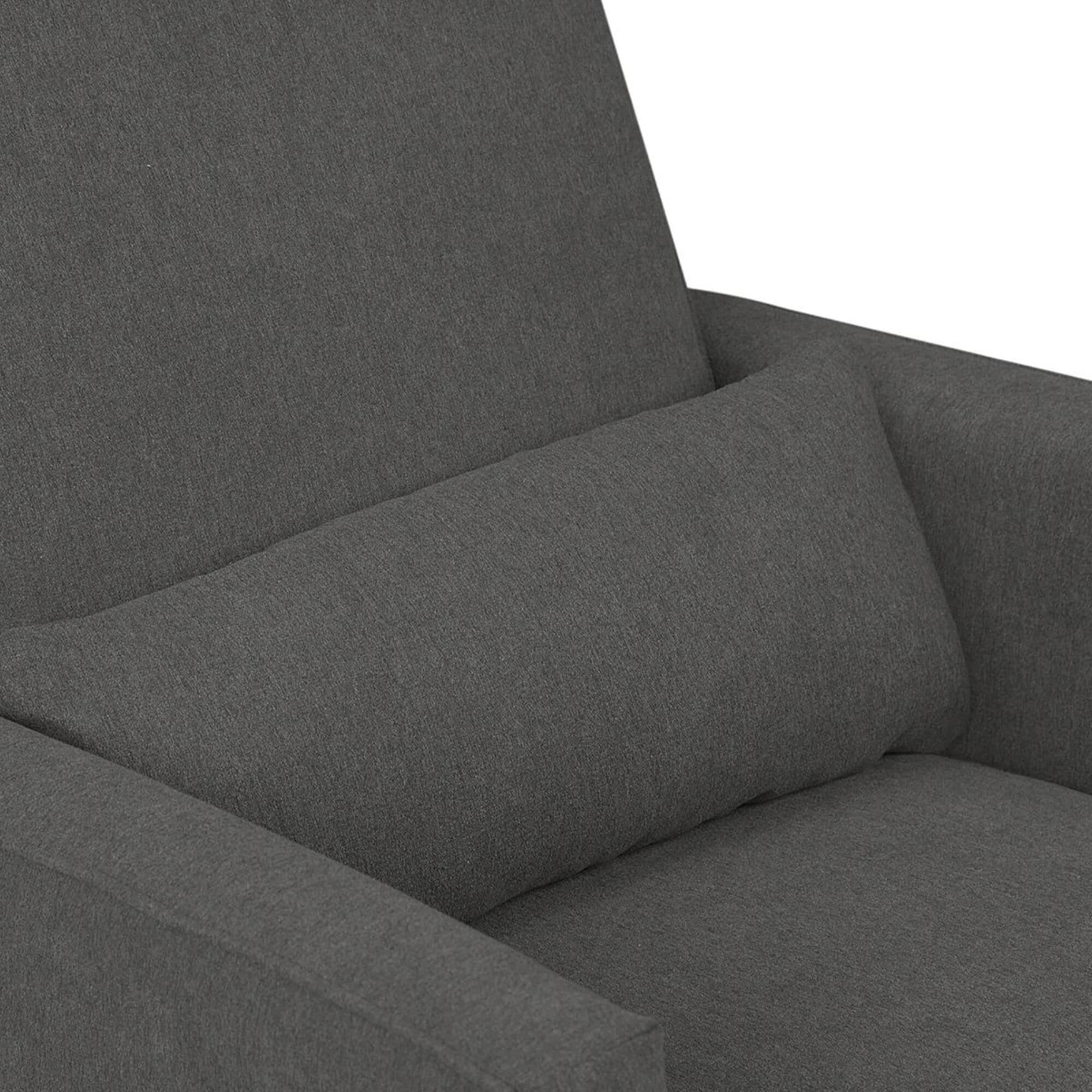 DaVinci Olive All Purpose Swivel Glider with Bonus Ottoman in Dark Grey Shop NFM
