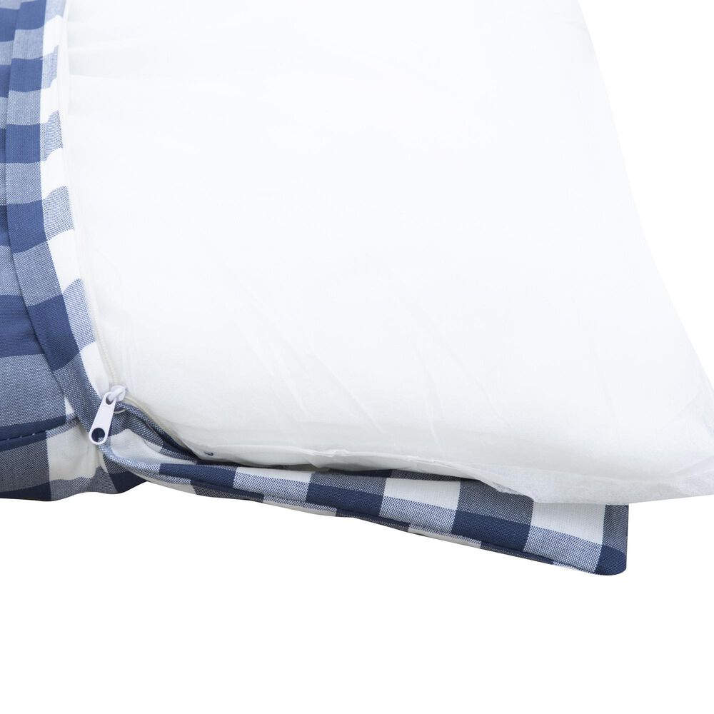 Linon Home Decor Tobin 5-Piece Nook Cushion Set in Navy Blue, , large