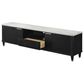 Crown Mark Britany 79" TV Stand in Black, , large