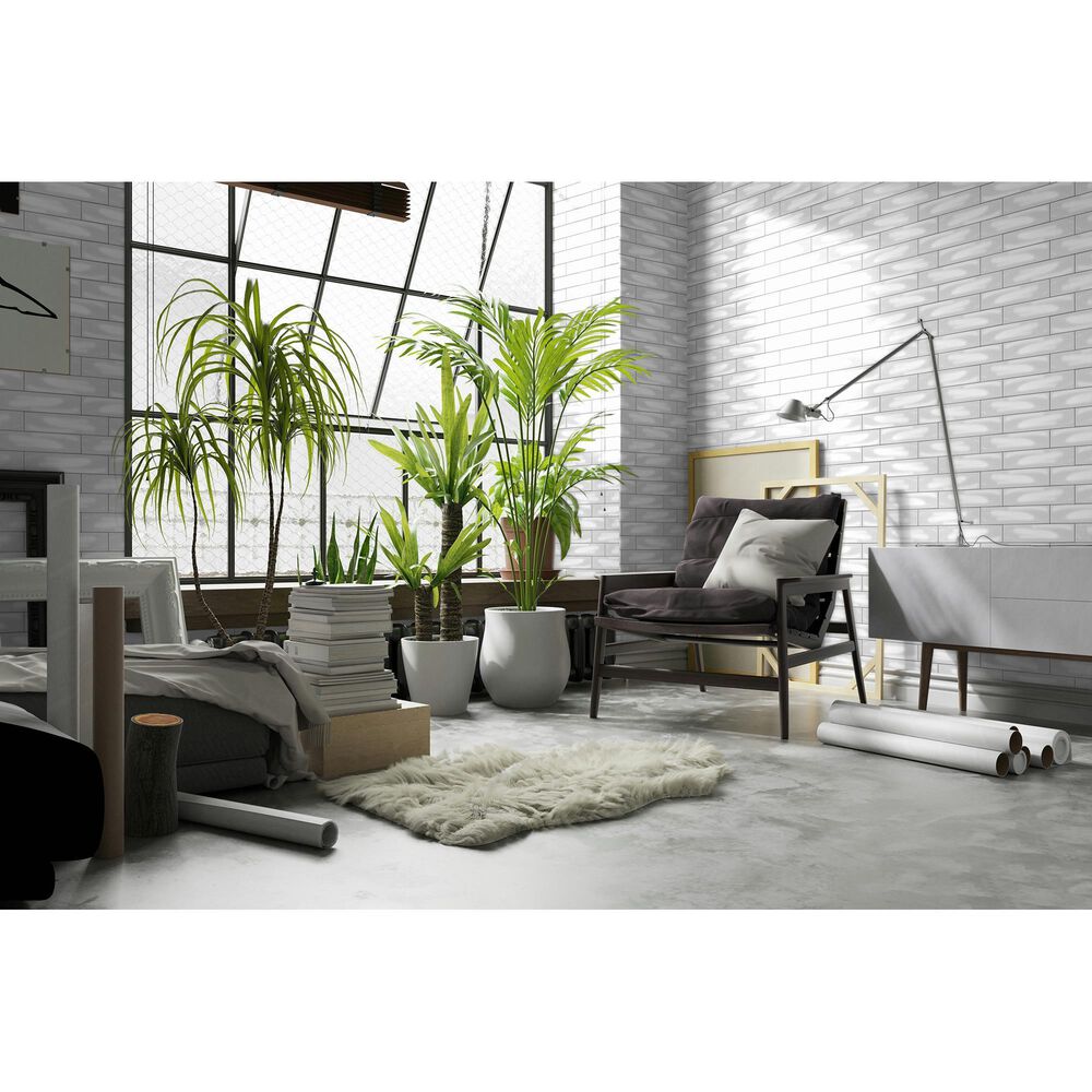 Emser Craft II White 3&quot; x 12&quot; Matte Ceramic Tile, , large