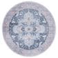 Safavieh Serapi 6"7" Round Charcoal and Ivory Area Rug, , large