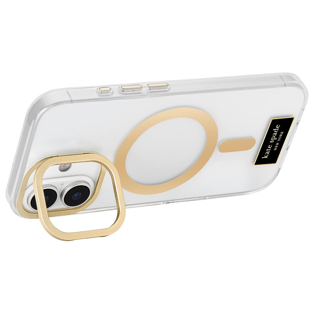 Kate Spade Protective MagSafe Case with Stand for Apple iPhone 17 in Icon Clear, , large