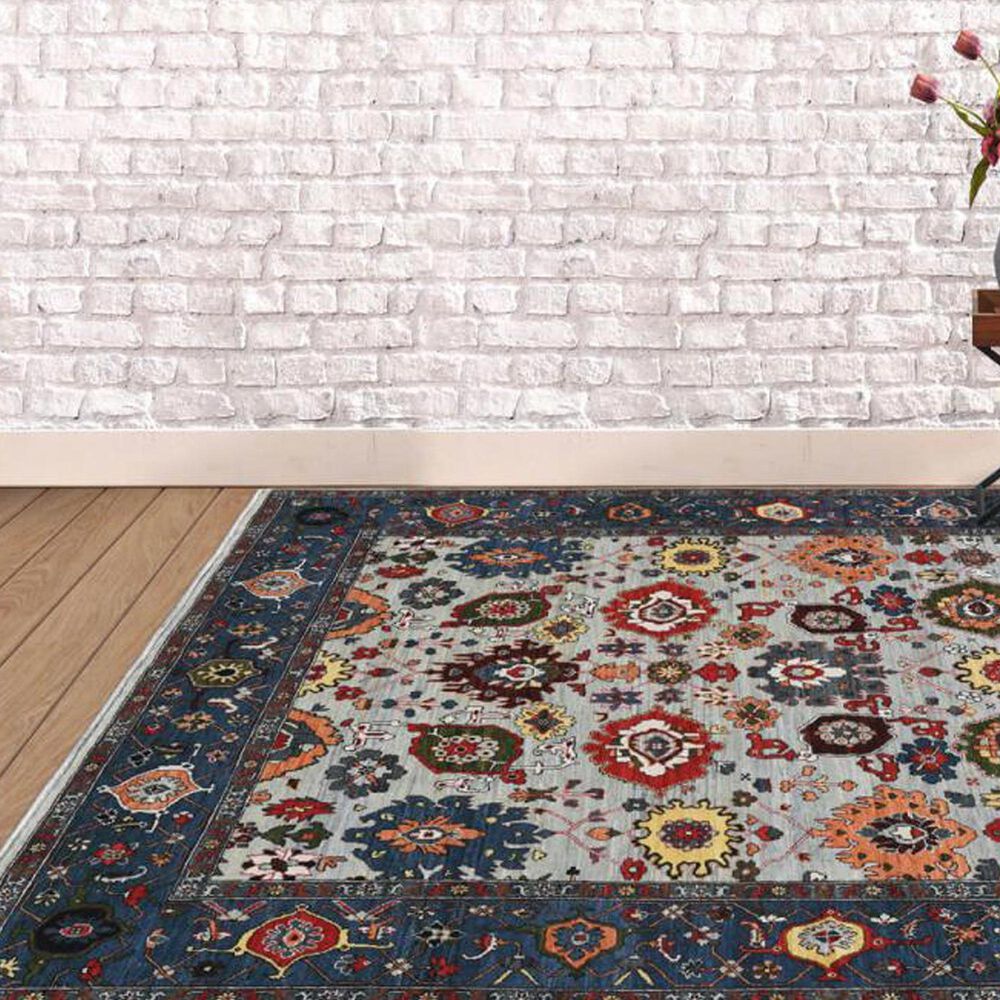 Amer Rugs Antiquity 10&#39; x 14&#39; Sky Blue Denim Area Rug, , large