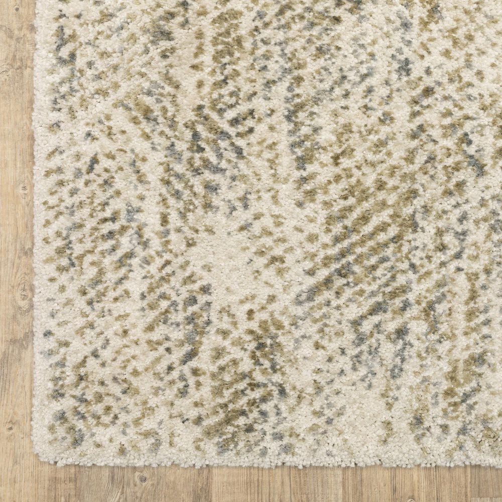 Oriental Weavers Aspen 3154E Ivory and Gold 7'10" x 10'10" Area Rug, , large