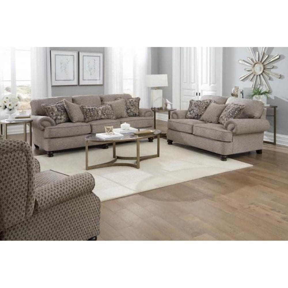Catnapper Freemont Push Back Reclining Chair in Pewter, , large
