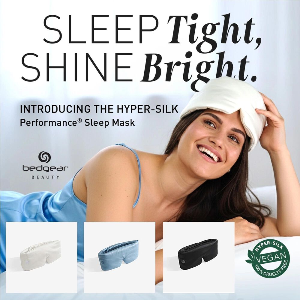 Bedgear Hyper-Silk Sleep Mask in Misty Blue, , large