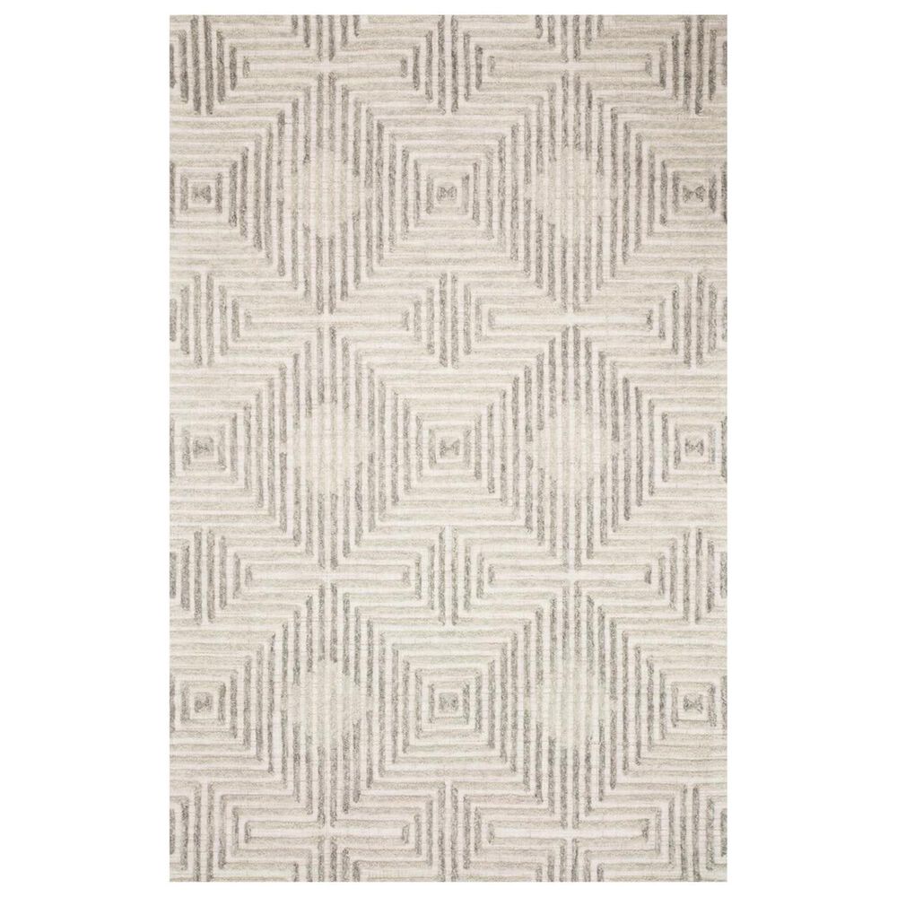 Loloi Ehren EHR-02 7"9" x 9"9" Grey and Silver Area Rug, , large