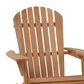 Hearth and Haven Outdoor Folding Adirondack Chair in Light Brown (Set of 2), , large
