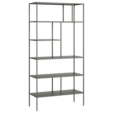 Hudson and Canal Winthrop Bookcase in Gunmetal Gray, , large