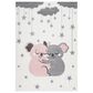 Safavieh Carousel CRK195A 6"7" x 9" Ivory and Pink Kids  Area Rug, , large
