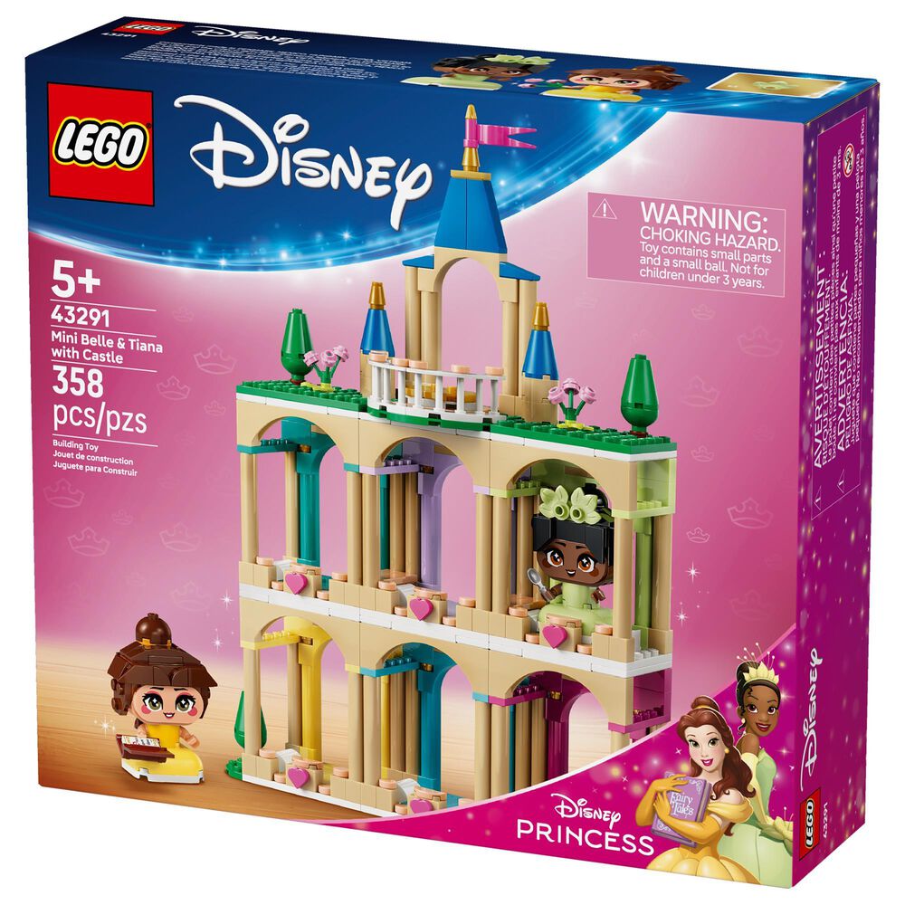 LEGO Disney Mini Belle and Tiana with Castle Building Set, , large