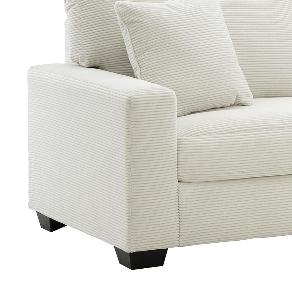 Ashley Greenbriar Stationary Sofa in Ivory, , large