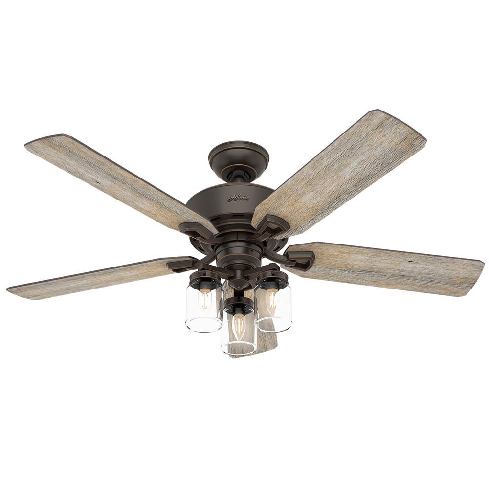 Hunter Devon Park 52" Ceiling Fan in Onyx Bengal, , large