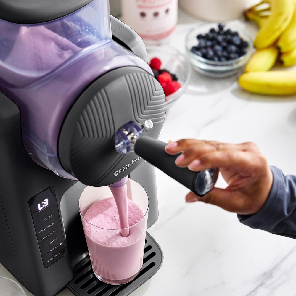 Green Pan 2 Qt. Frost Slush and Soft Serve Ice Cream Maker in Licorice, , large