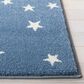 Safavieh Carousel 4" x 6" Light Blue and Grey Kids Area Rug, , large