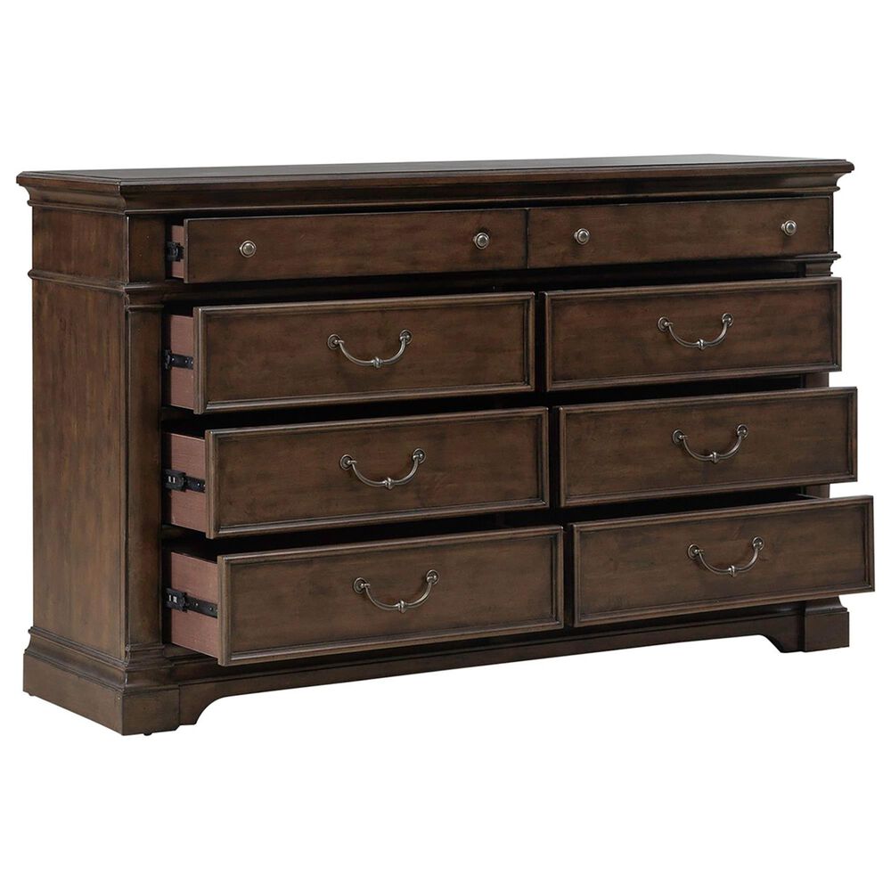 Liberty Furniture Arden Road 8-Drawer Dresser in Satin Cherry, , large