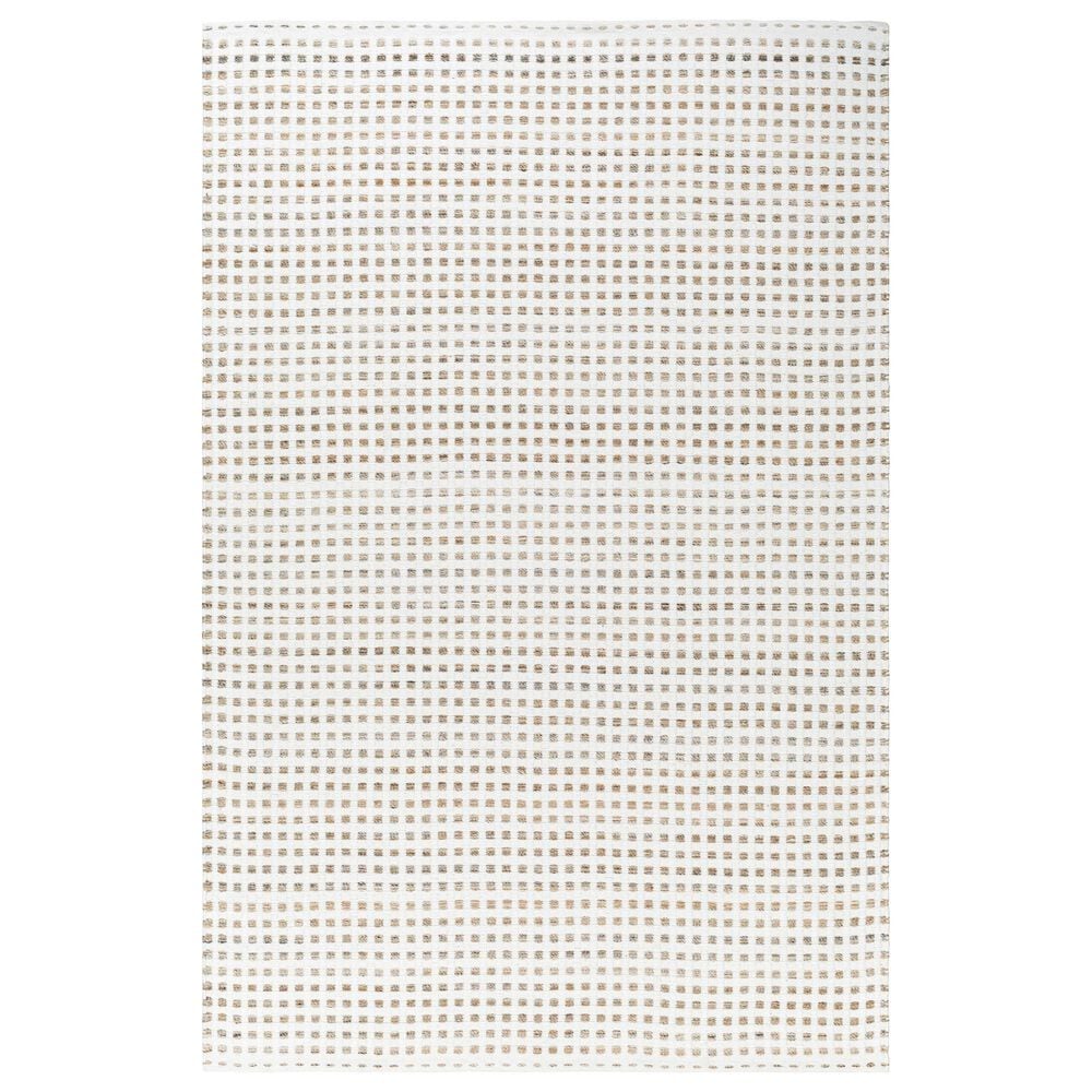 Surya Ariel White, Medium Gray and Taupe 12" x 15" Area Rug, , large
