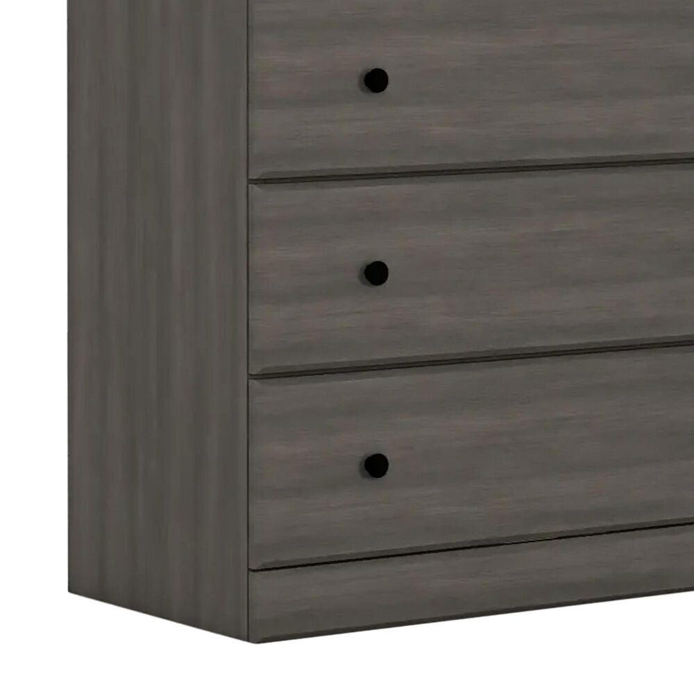 Lemoore Big Chester 5-Drawer Chest in Storm Grey, , large