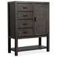 Nicolette Home Plum Creek 4 Drawer Chest with Door in Ravenwood Black, , large
