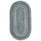 Capel Bayview 0036-440 9"2" x 13"2" Oval Slate Area Rug, , large